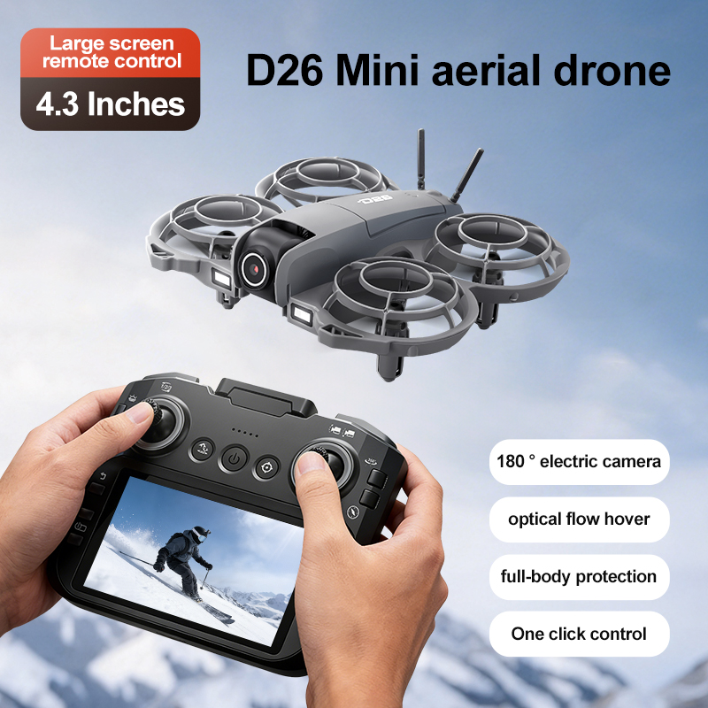 Drone D26 4K Aérien HD 180 °   - Drone Battery Case avis et prix