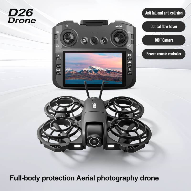 Drone D26 4K Aérien HD 180 °   - Drone Battery Case avis et prix