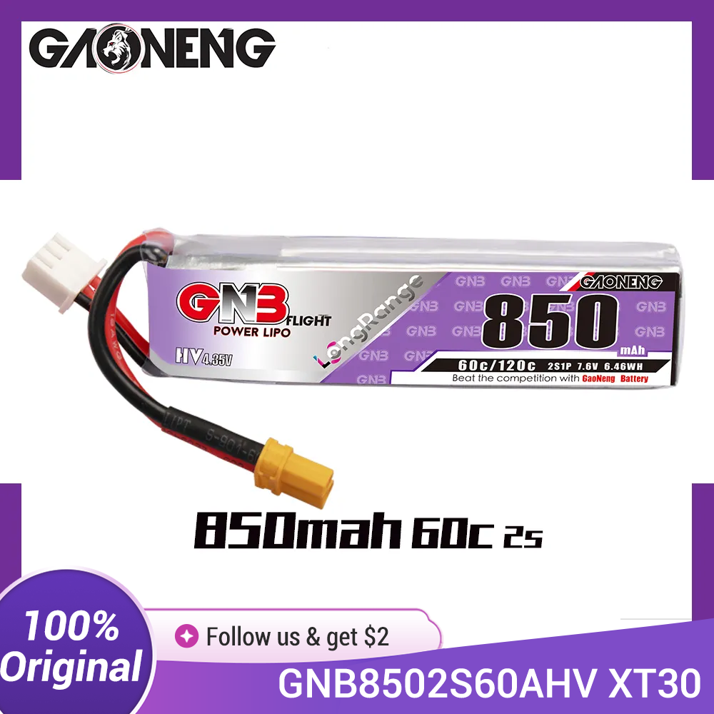 GAONENG GNB LiPo batterie 850m - Drone Battery Li-Ion avis et prix